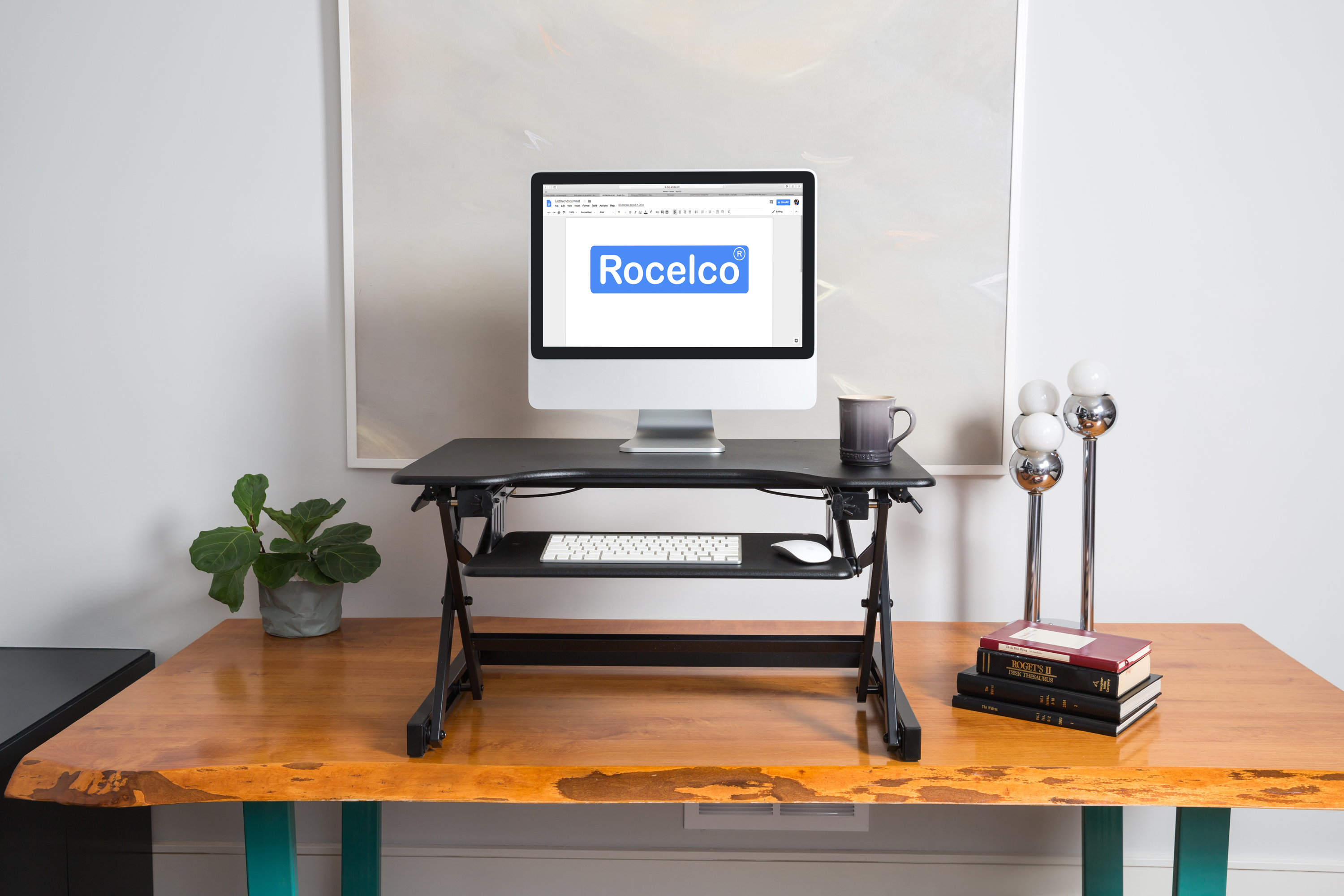 Rocelco EADR - Sit Stand Desk Riser