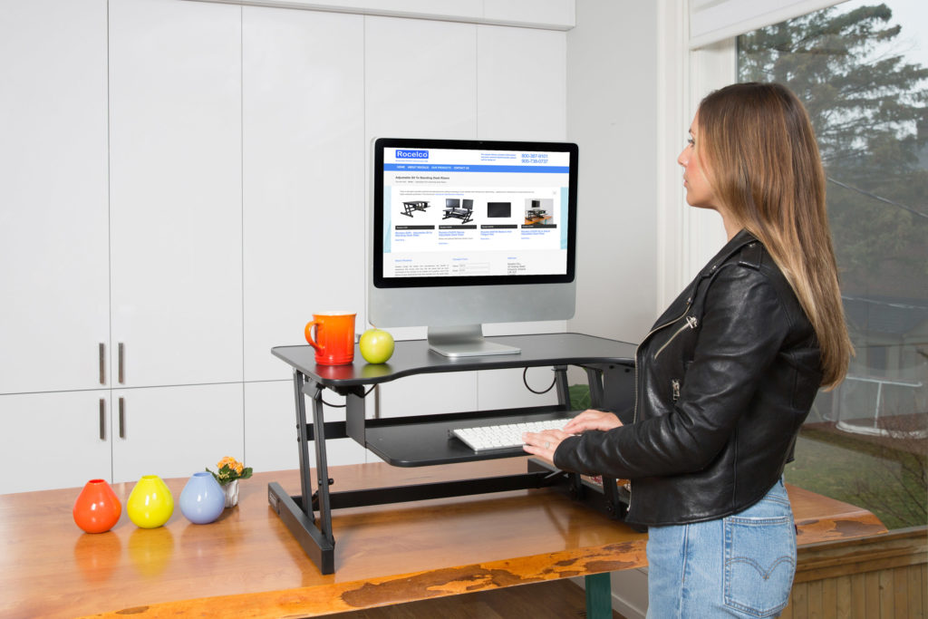 standing desk riser